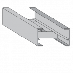 Fiberglass Cable Tray - BE Profile, 4" Load Depth, NEMA 20C